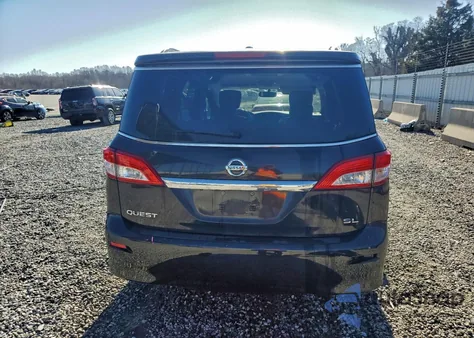 2012 Nissan Quest S from USA, damaged, VIN JN8AE2KPXC9045429